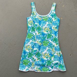 Lily Pulitzer Floral Cotton Mini Sleeveless Dress size M